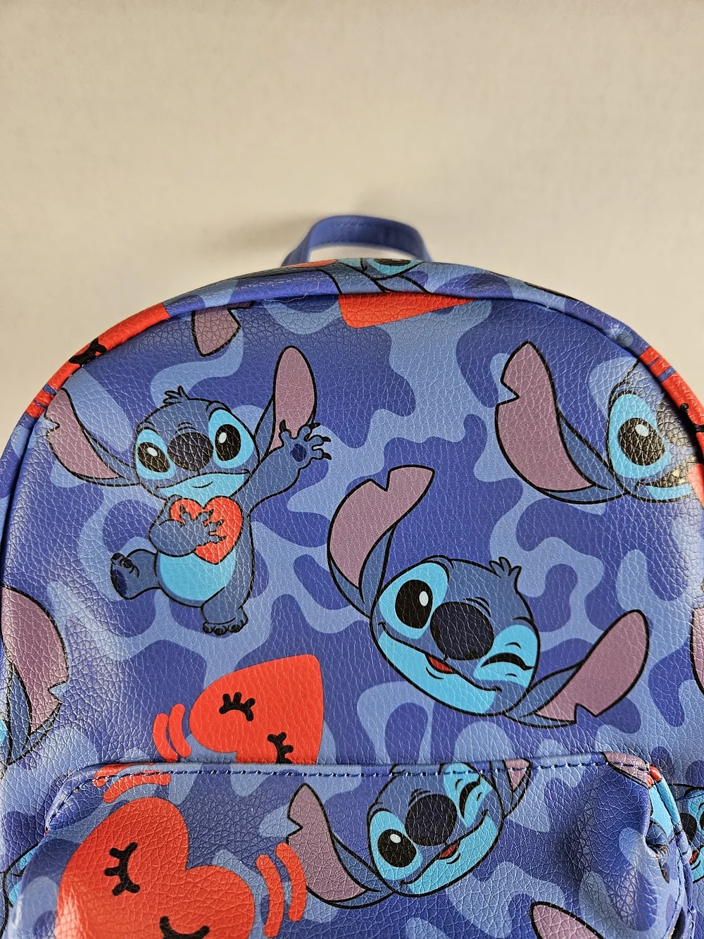Backpack - Stitch - Faux Blue Allover Print